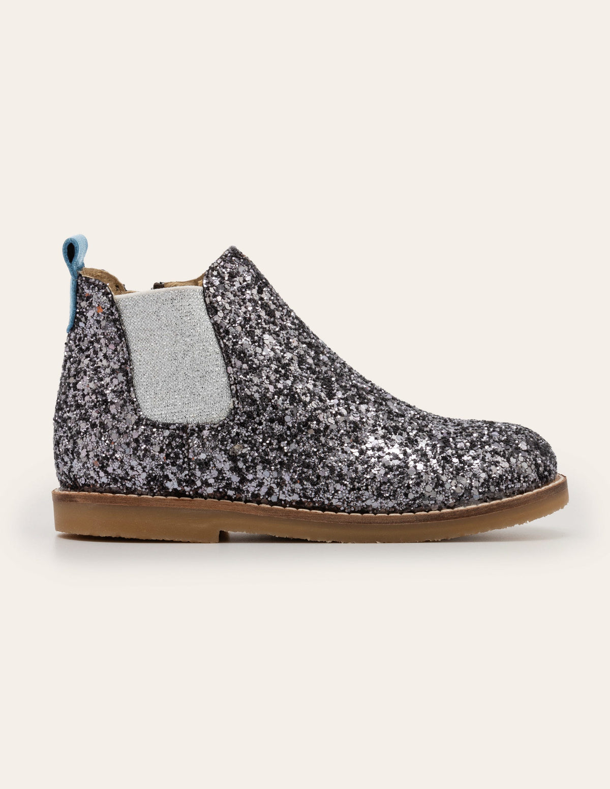 Chelsea-Boots aus Leder-Mystisch/Metallic-Glitzer-3