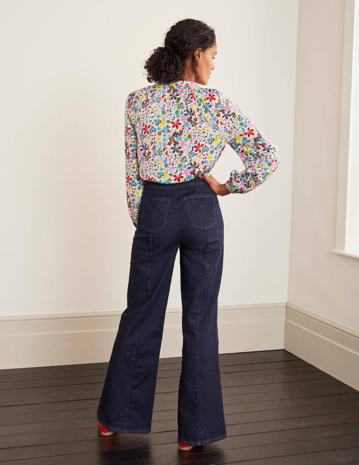 Matrosenjeans mit weitem Bein-Indigoblau - Image 3