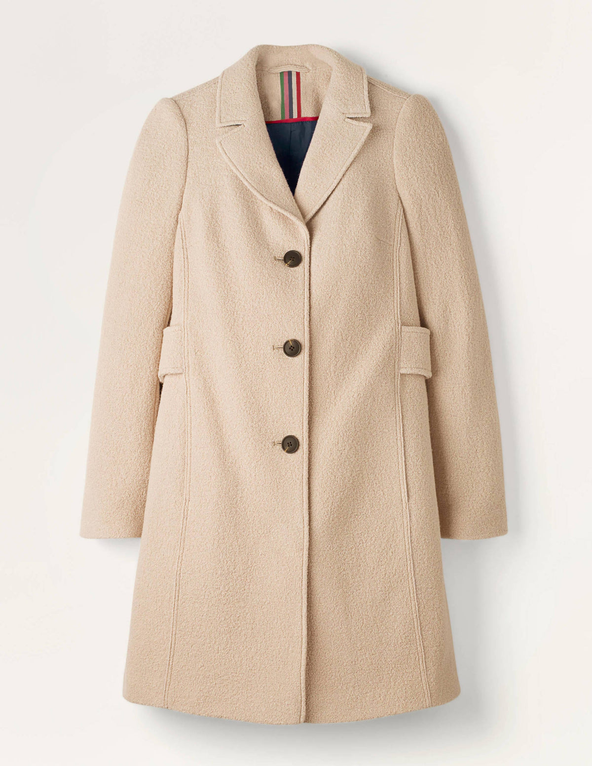 Einreihiger Trenchcoat-Seilbraun - Image 4