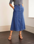 Everdene Midirock-Mittleres Vintageblau