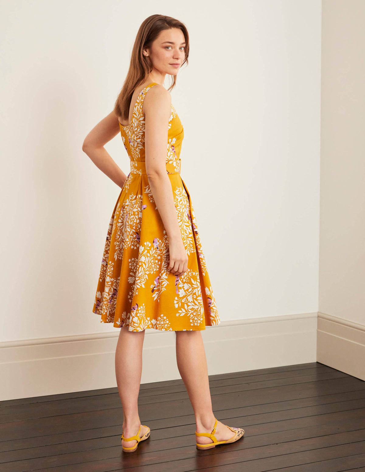 Winifred Kleid-Sonnengelb, Gartentraum - Image 3