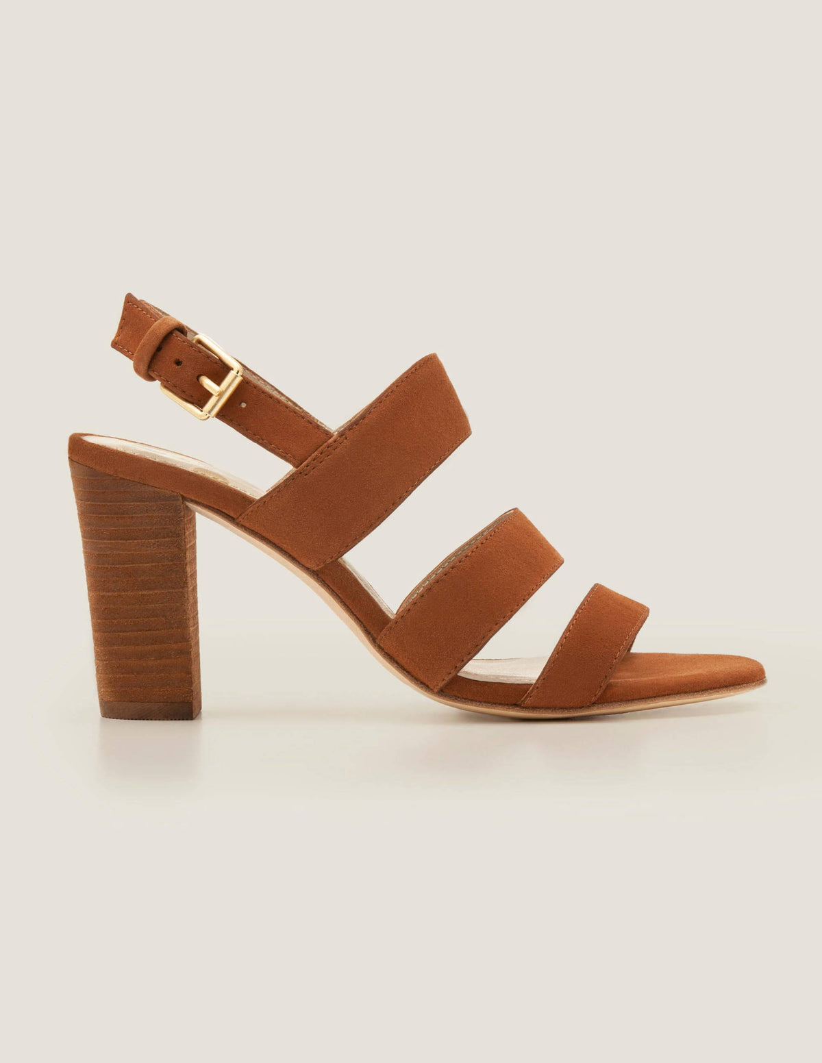 Samantha Sandalen mit Absatz-Hellbraun-2