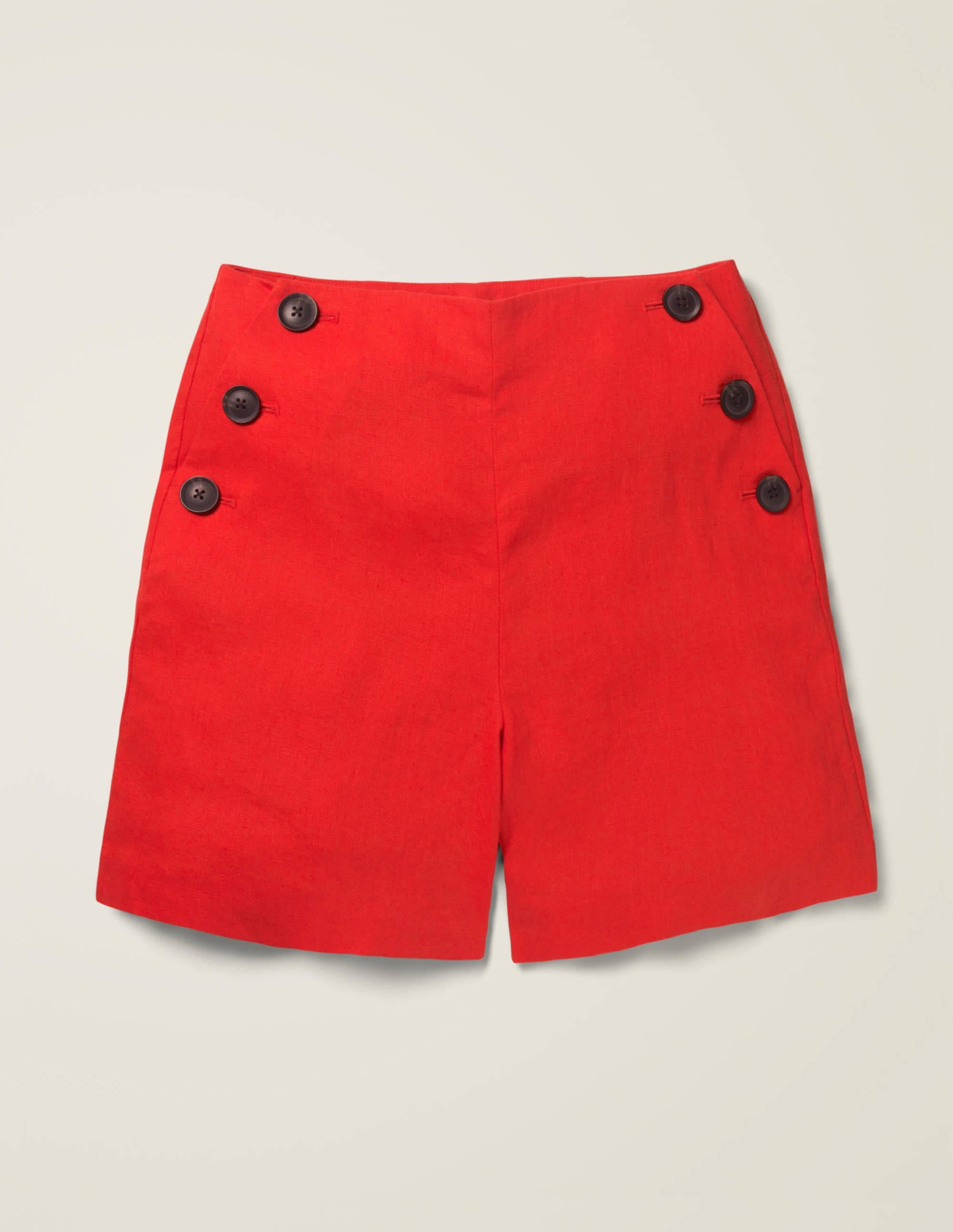 Falmouth Linen Shorts-Orange Sunset - Image 5