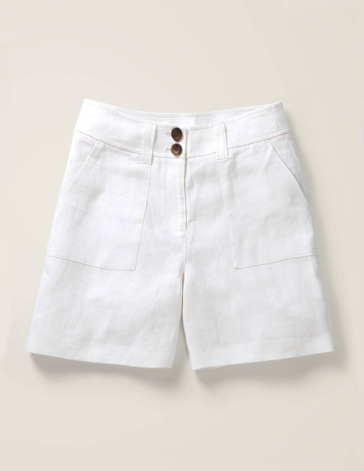 Filey Shorts mit Taschennaht-Weiß - Image 6
