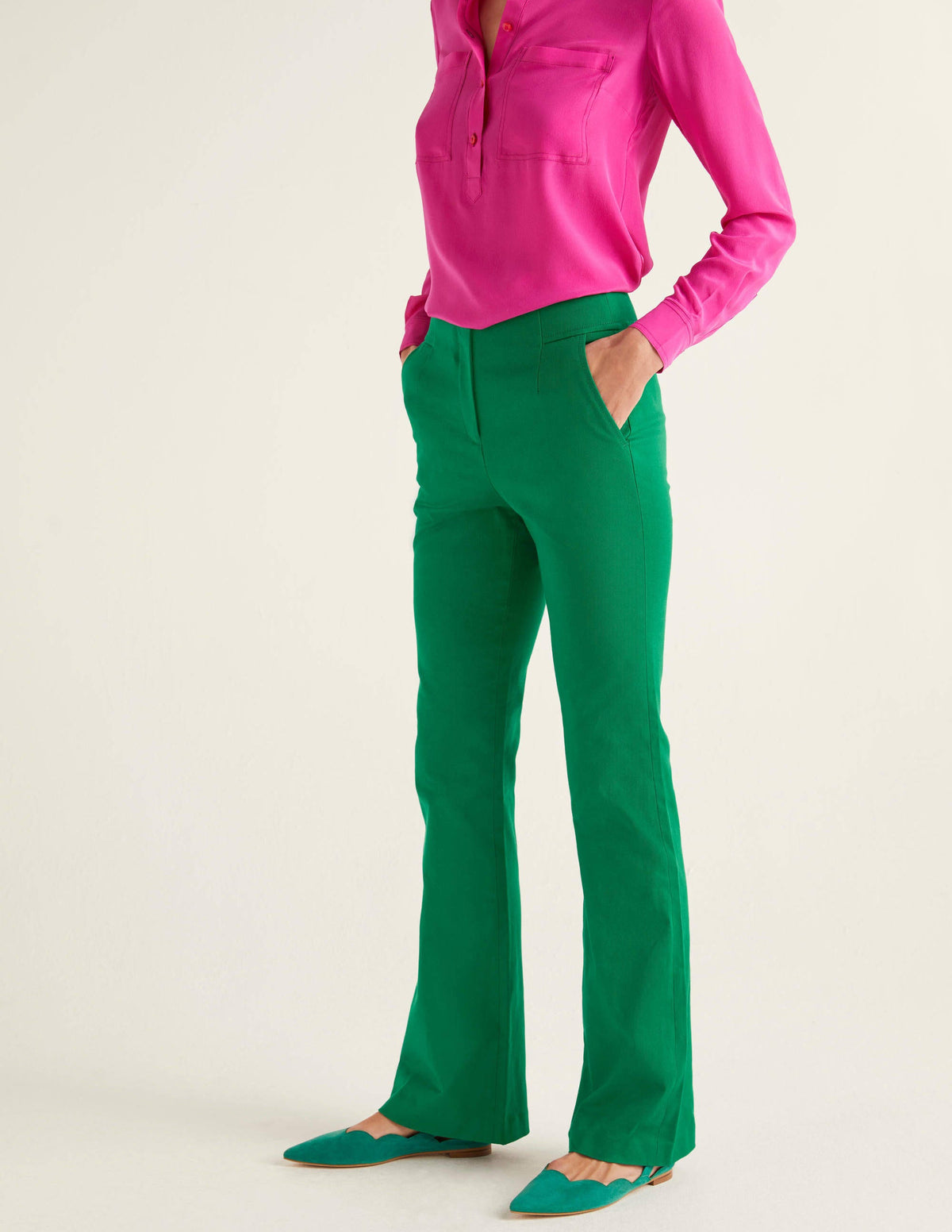Westmoreland Bootcut-Hose-Waldgrün - Image 2