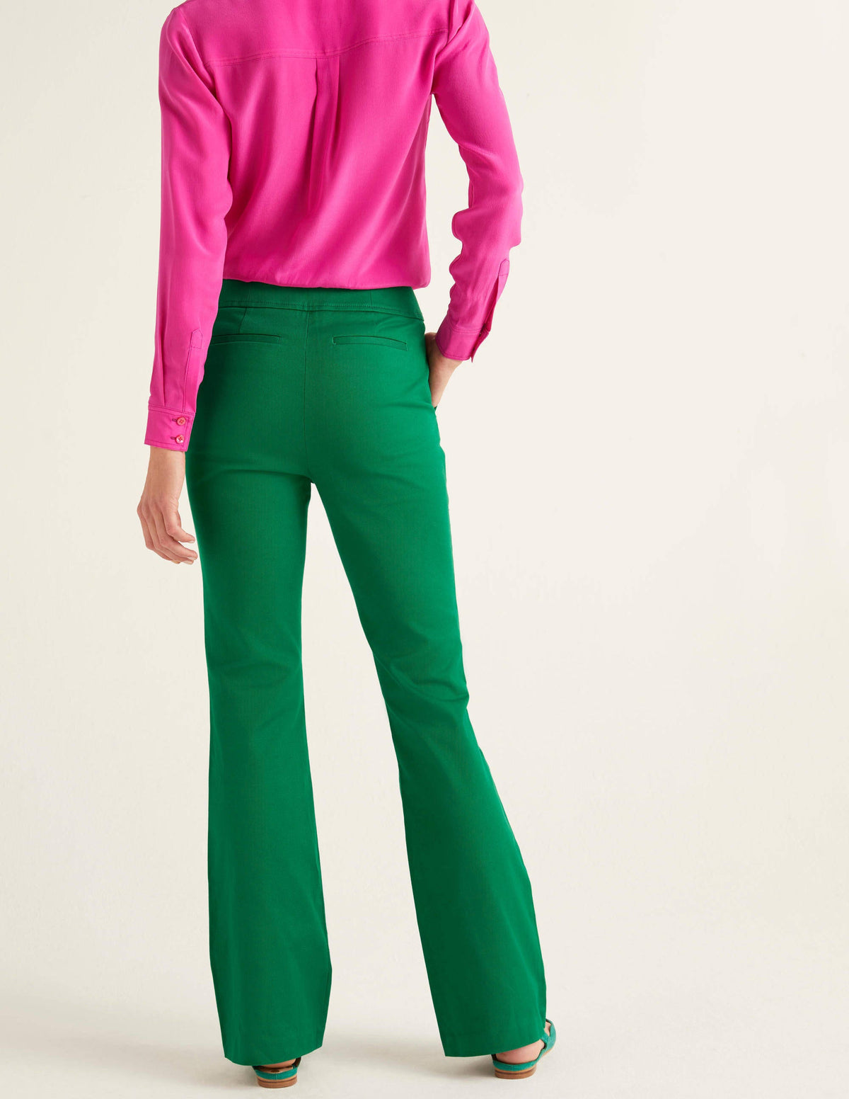 Westmoreland Bootcut-Hose-Waldgrün - Image 3