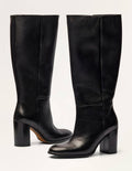 Chichester Kniehohe Stiefel-Schwarz