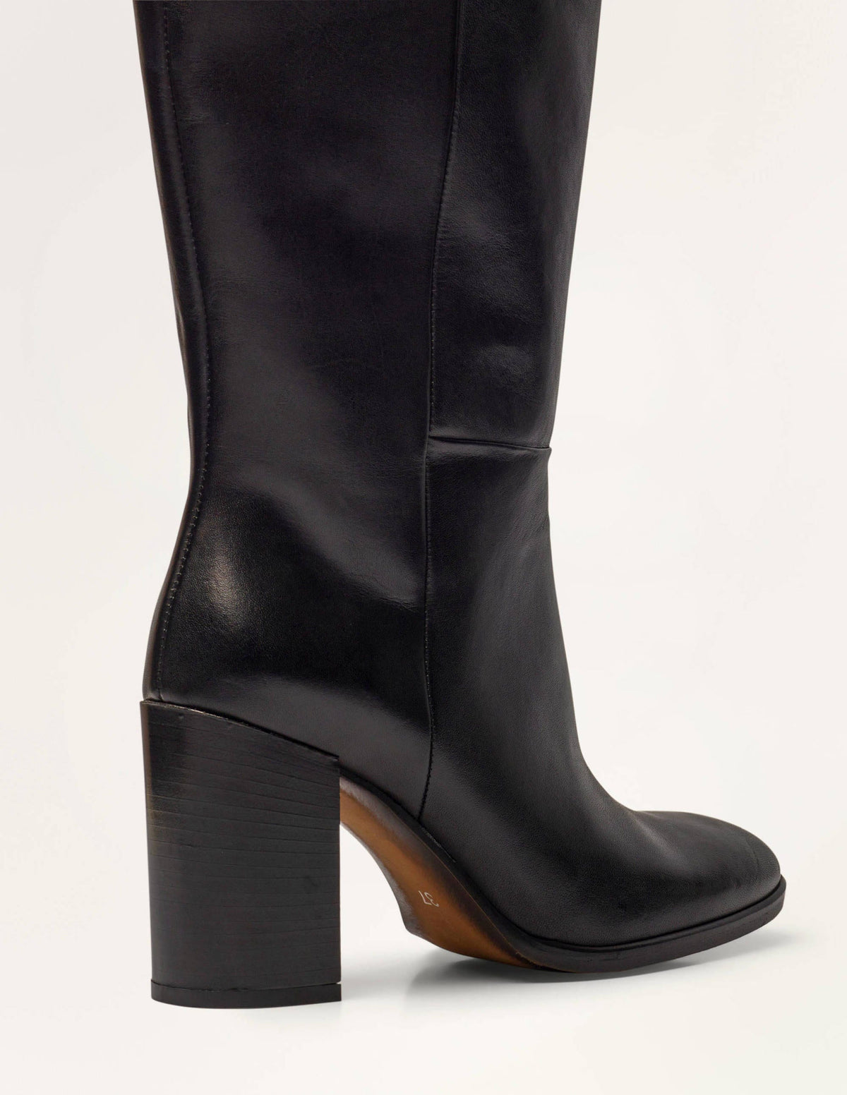 Chichester Kniehohe Stiefel-Schwarz-2