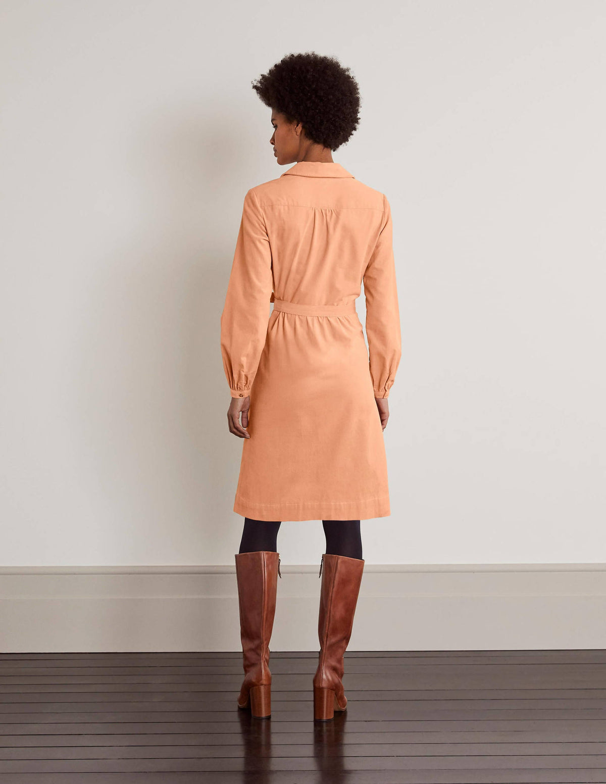 Olympia Hemdblusenkleid-Altrosa - Image 2