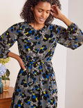 Dorothy Kleid-Zinnfarben, Wildes Blumenmuster