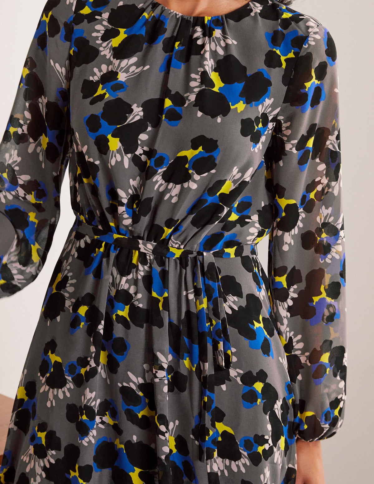 Dorothy Kleid-Zinnfarben, Wildes Blumenmuster - Image 3
