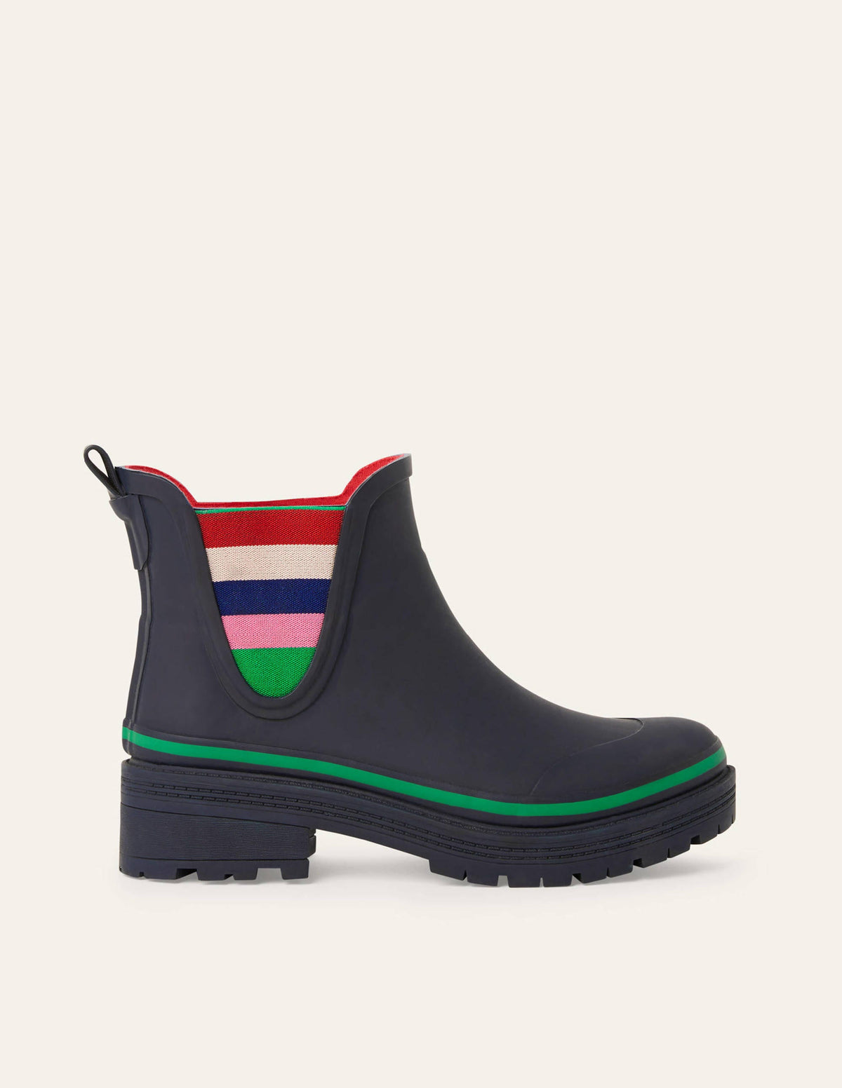 Bamburgh Wellington Boots-Navy-1