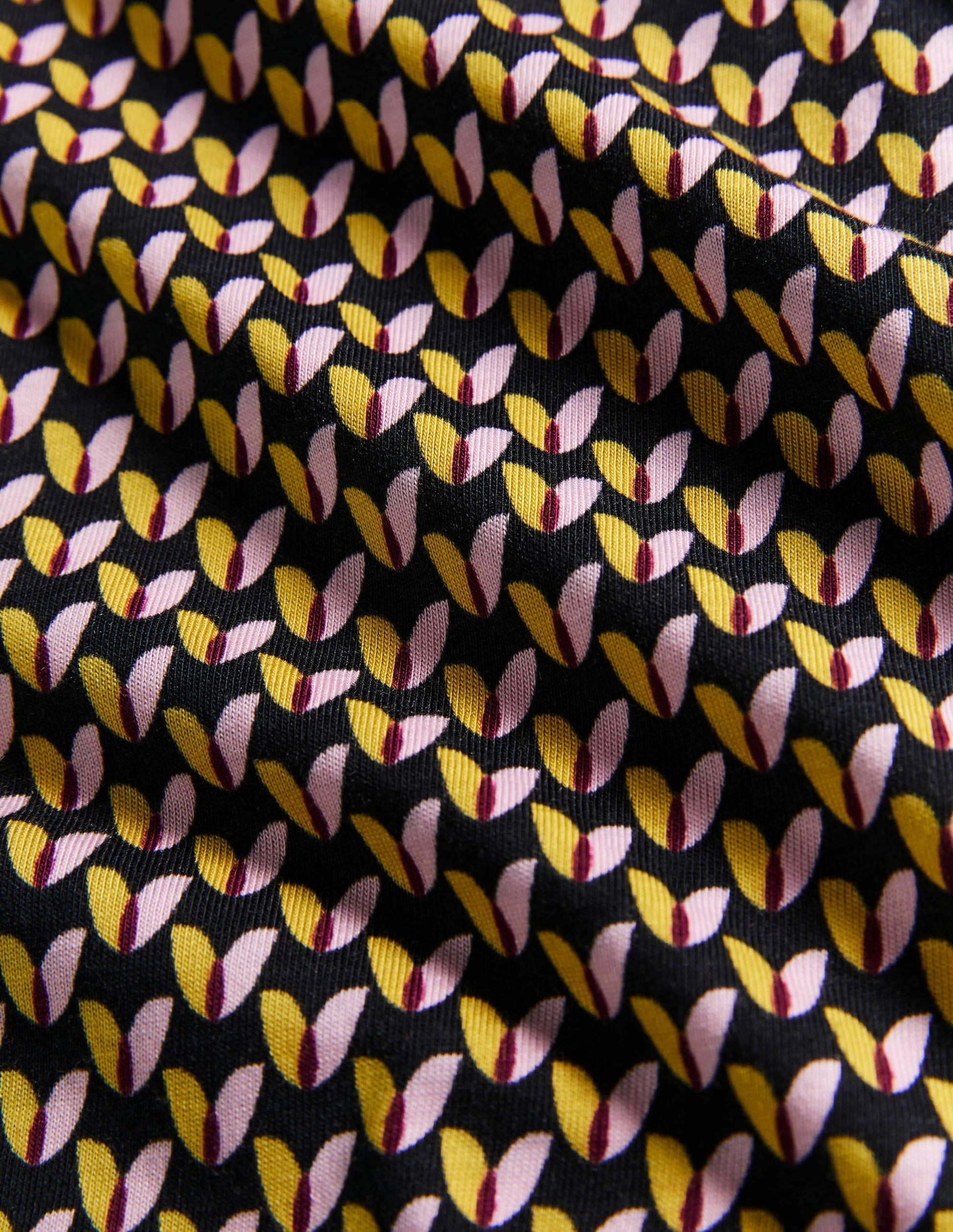Kathleen Jerseykleid-Schwarz, Knospen-5