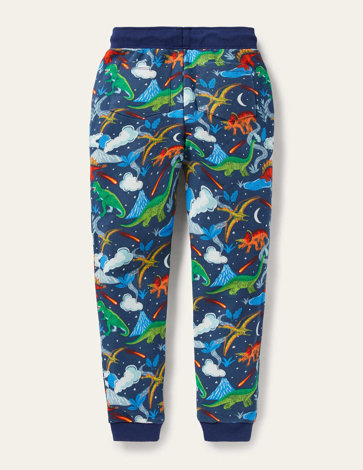 Bas de jogging imprimé-Dinosaures bleu orageux - Image 2