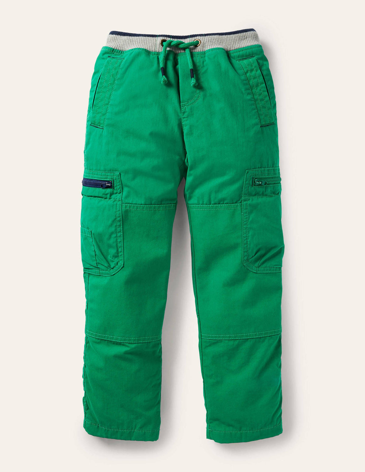 Cargohose mit kuscheligem Futter-Schottengrün - Image 1