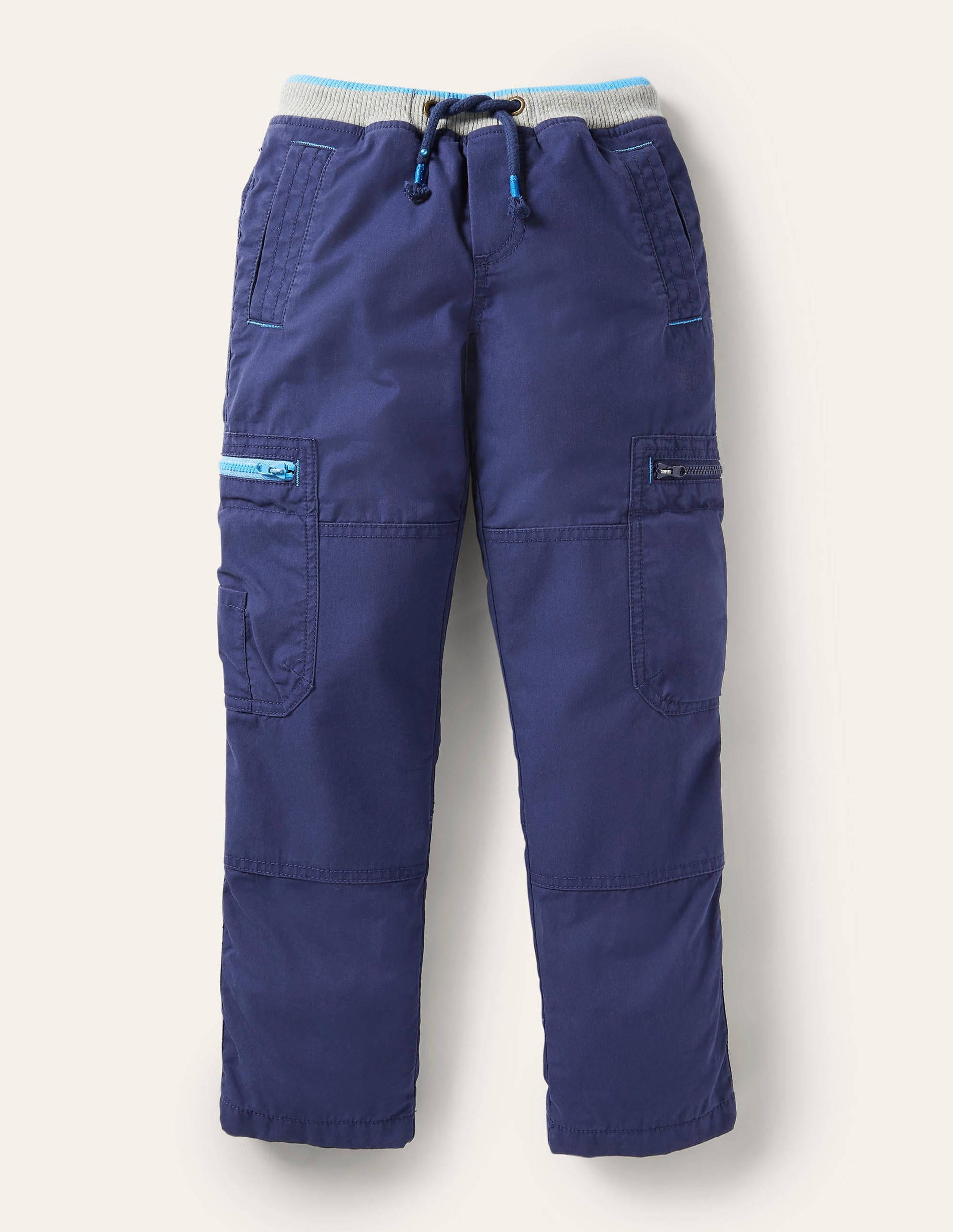 Cargohose mit kuscheligem Futter-Schuluniform-Navy-1
