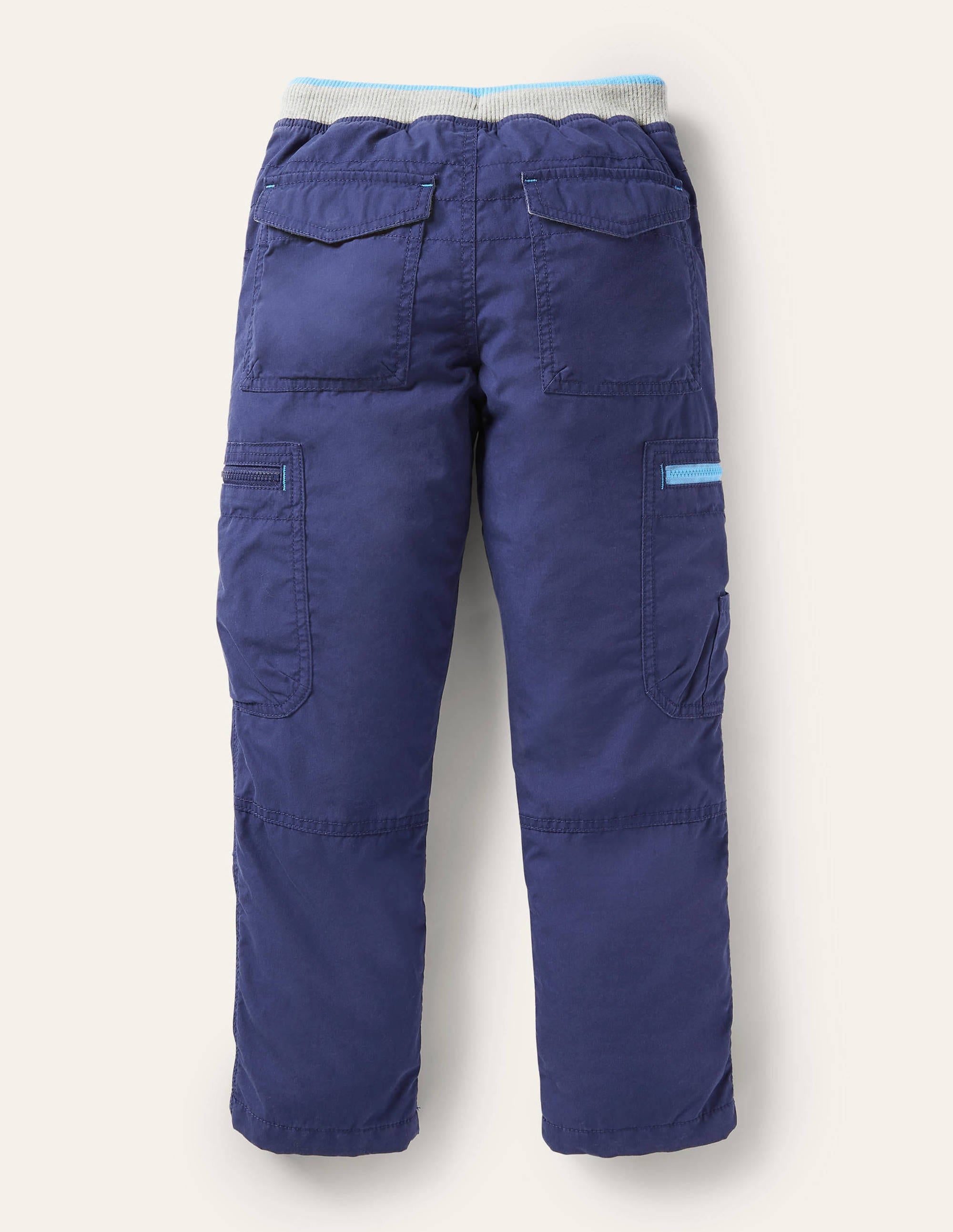Cargohose mit kuscheligem Futter-Schuluniform-Navy - Image 2