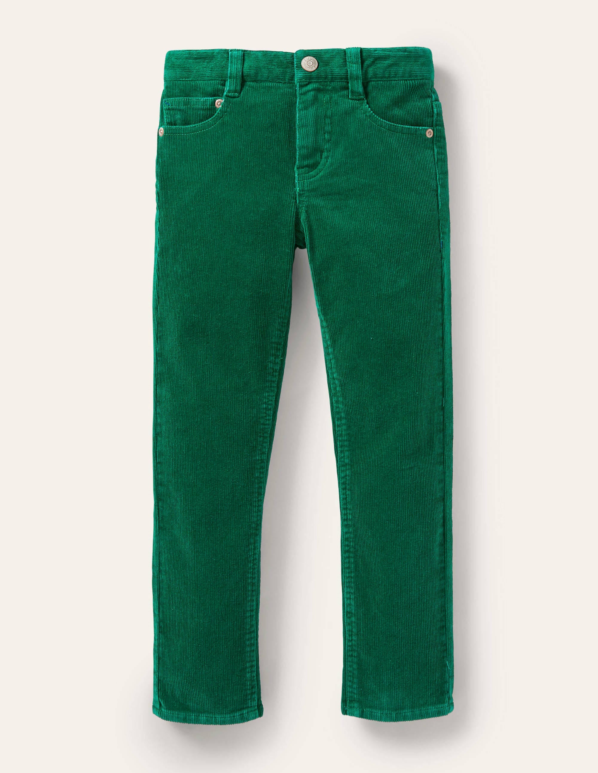 Slim Cord Stretch Jeans-Forest Green - Image 1
