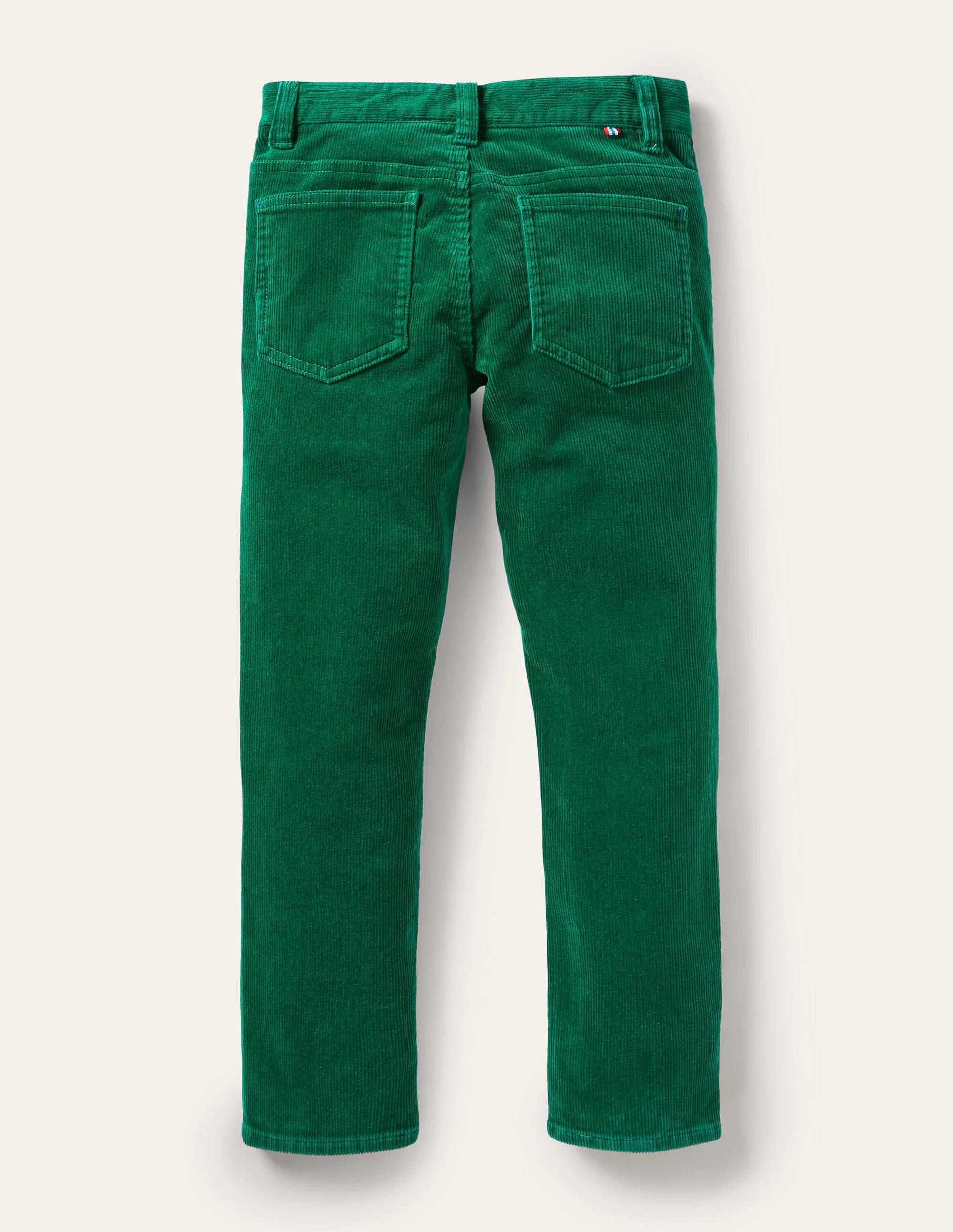 Slim Cord Stretch Jeans-Forest Green - Image 2
