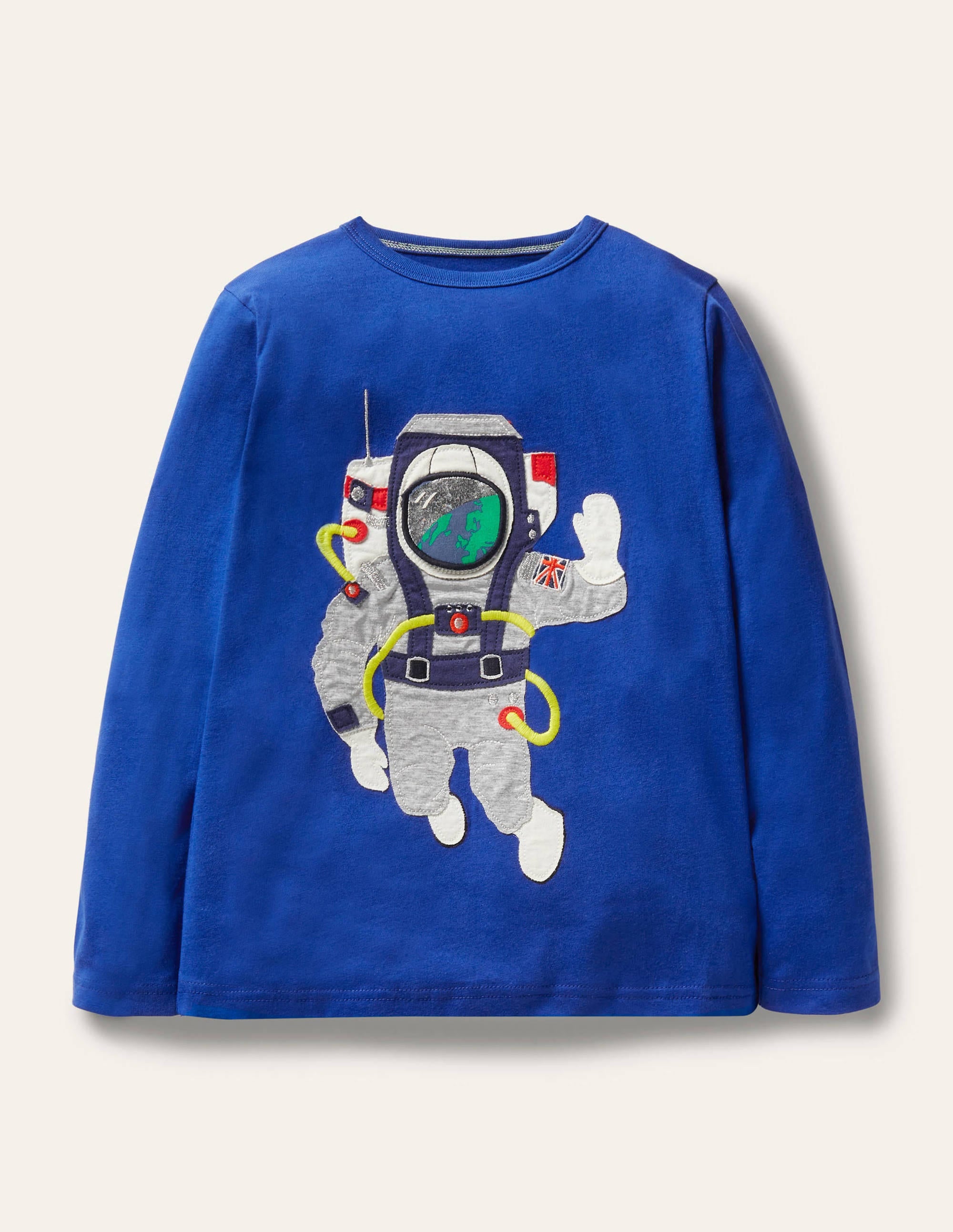 Oberteil mit Weltall-Aufklappmotiv-Blitzblau, Astronaut - Image 1