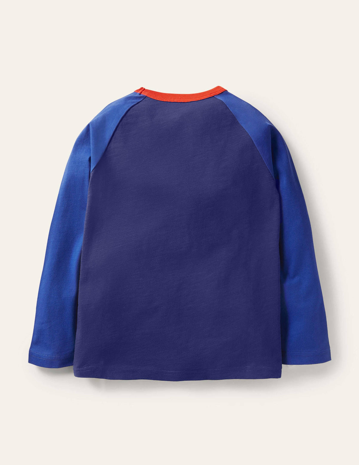 Glowing Space Raglan T-shirt-Starboard Blue/Navy Black Hole - Image 2