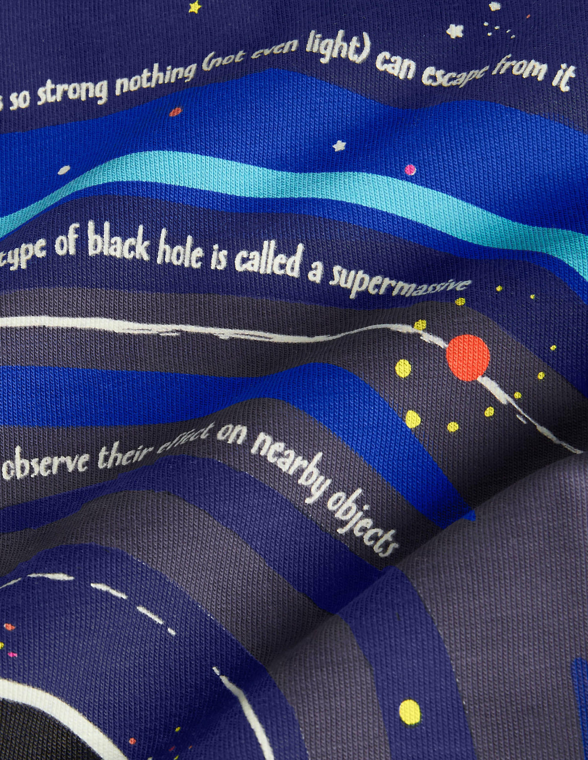 Glowing Space Raglan T-shirt-Starboard Blue/Navy Black Hole-3