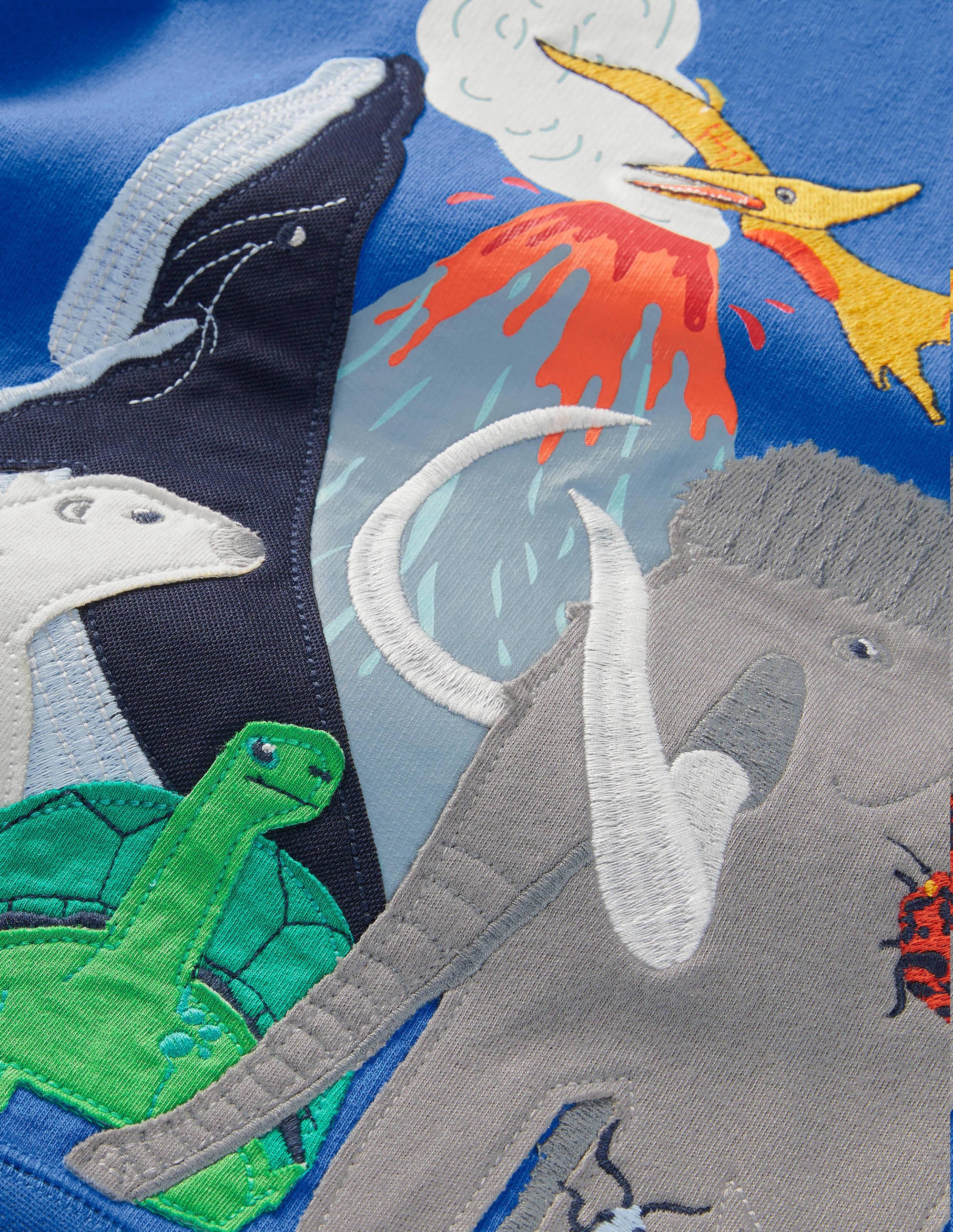 Sweat col rond graphique-Animaux bleu élisabéthain - Image 3