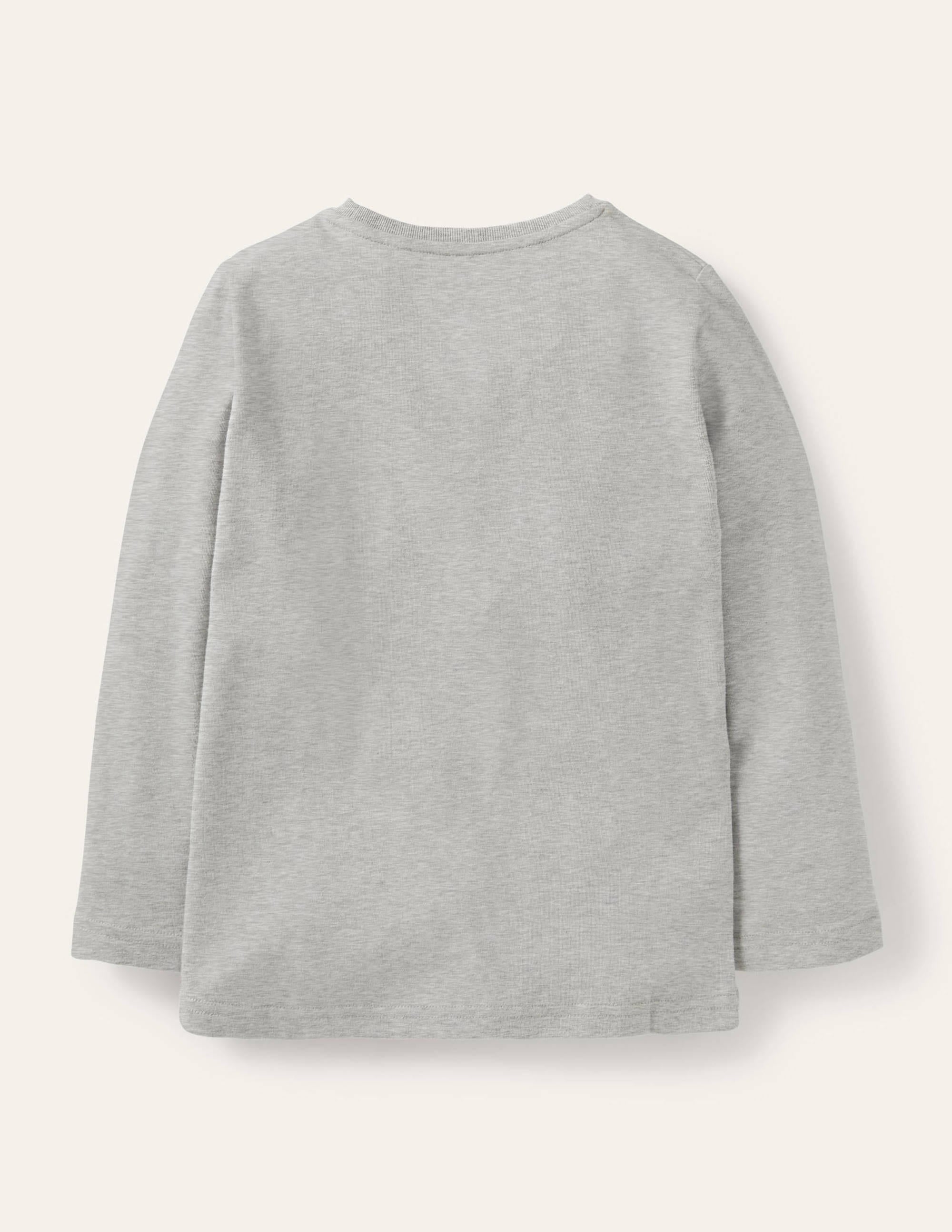 T-Shirt mit Tiermotiv-Grau Meliert, Bee Kind - Image 2