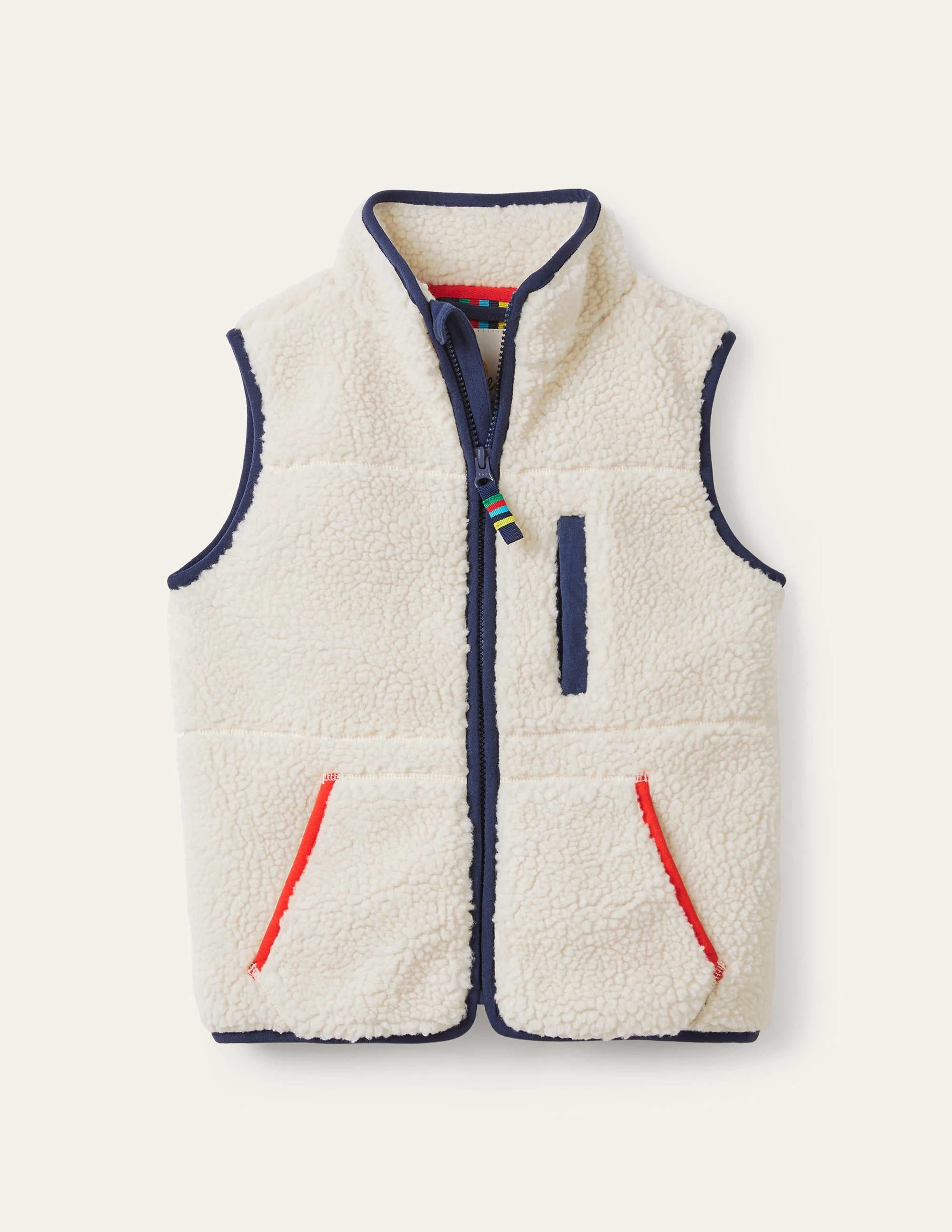 Weste mit Sherpafutter-Natur/Hellbraun - Image 1