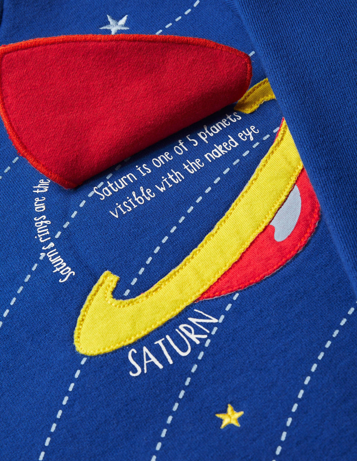 Sweatshirt mit Weltall-Aufklappmotiv-Blitzblau, Weltall - Image 3