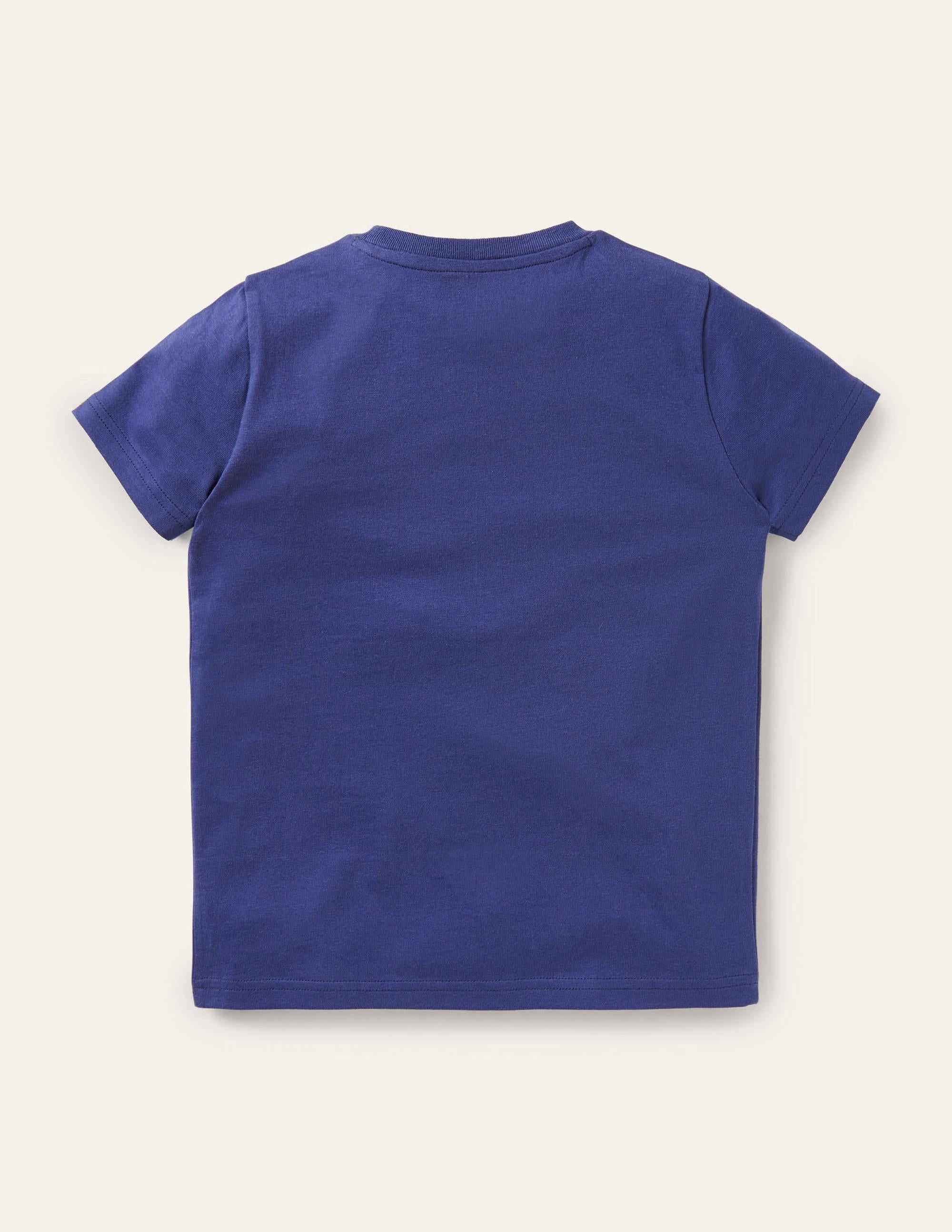 Appliqué Dude T-shirt-Starboard Blue Sloth - Image 2