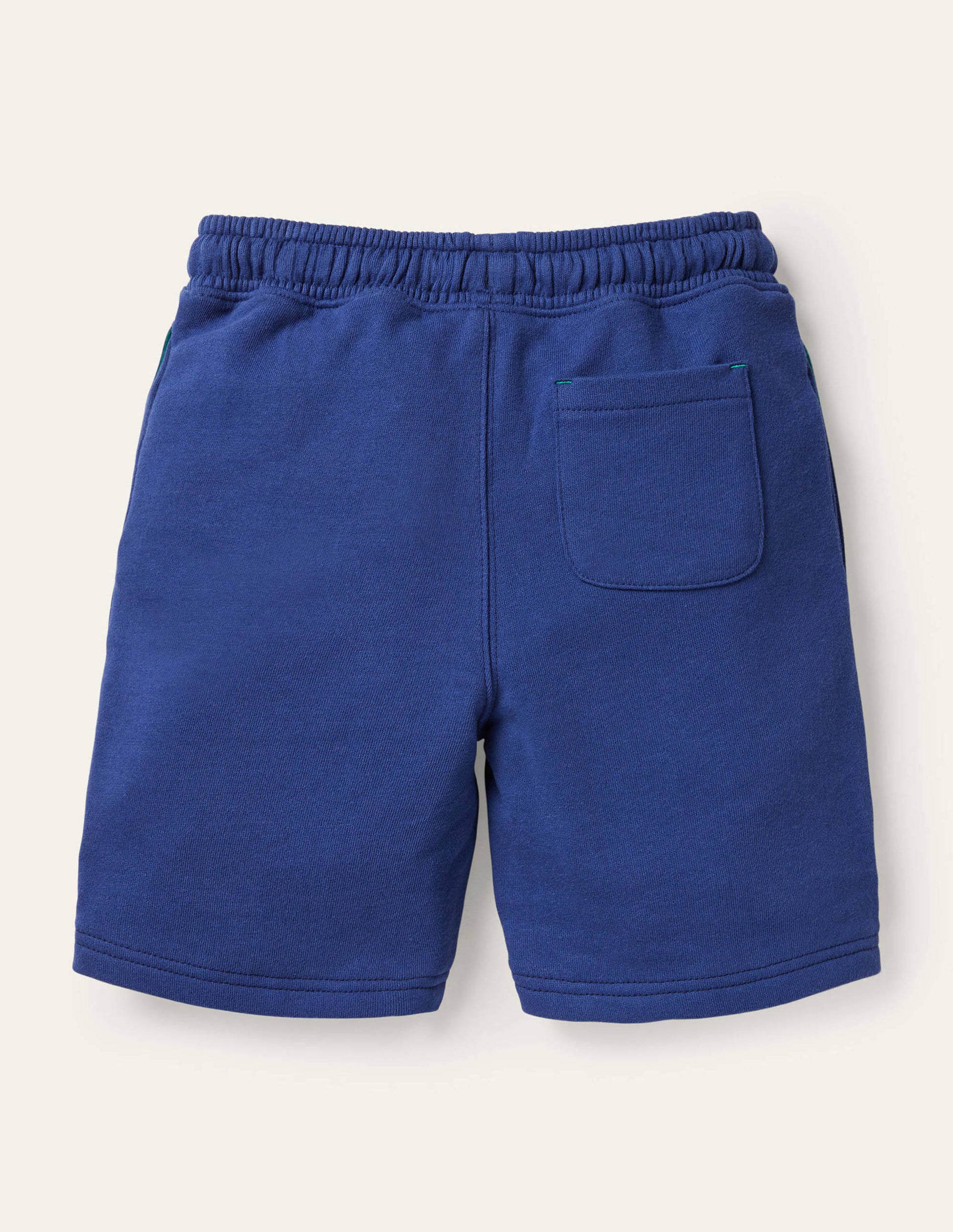 Sweatshorts mit Applikation-Blitzblau, Krokodil-2