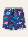 Urlaubsshorts-Schuluniform-Navy, Unterwasserwelt