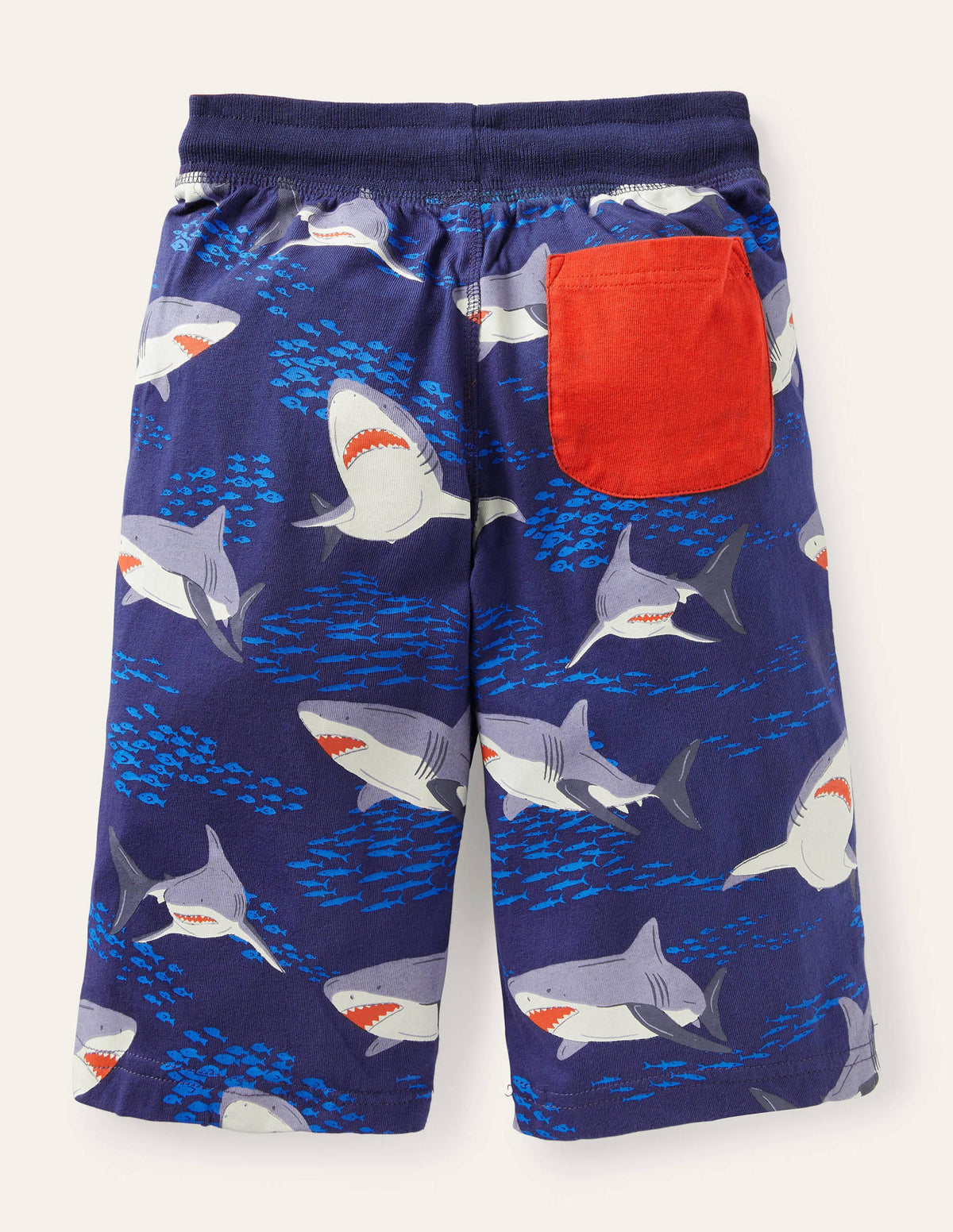 Baggy en jersey-Heure du repas bleu tribord - Image 2