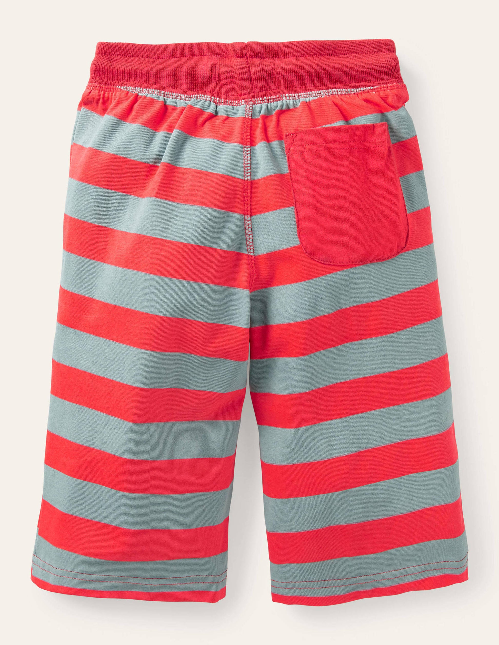 Jersey Baggies-Strawberry Tart Red/Misty Blue-2