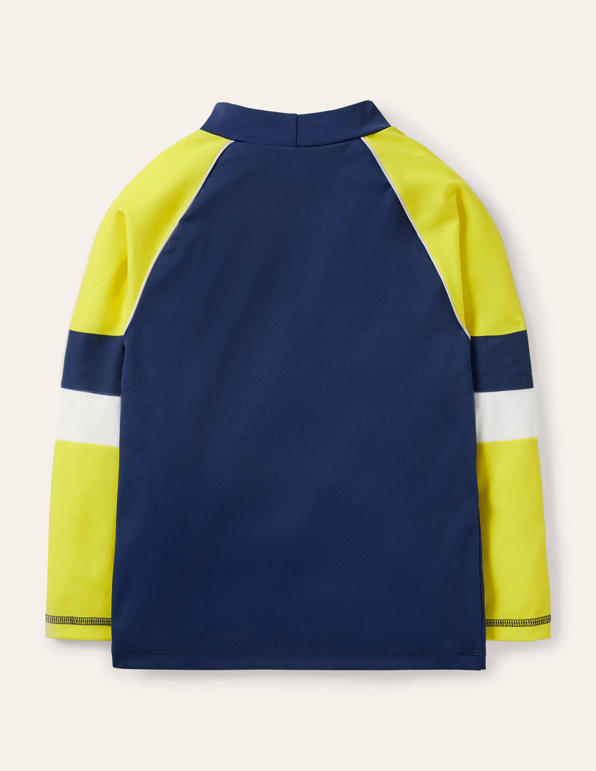 Badeshirt-Schuluniform-Navy/Gelb-2
