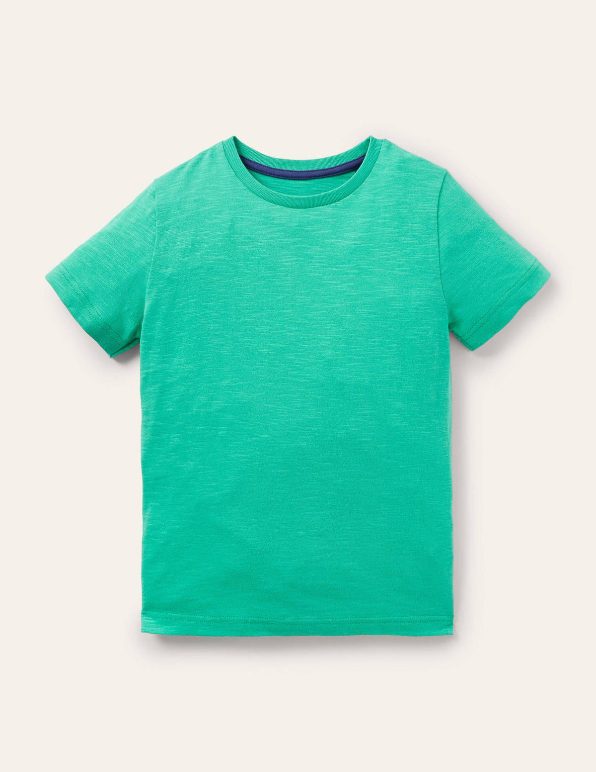Vorgewaschenes T-Shirt aus Flammgarn-Tropisches Grün - Image 1