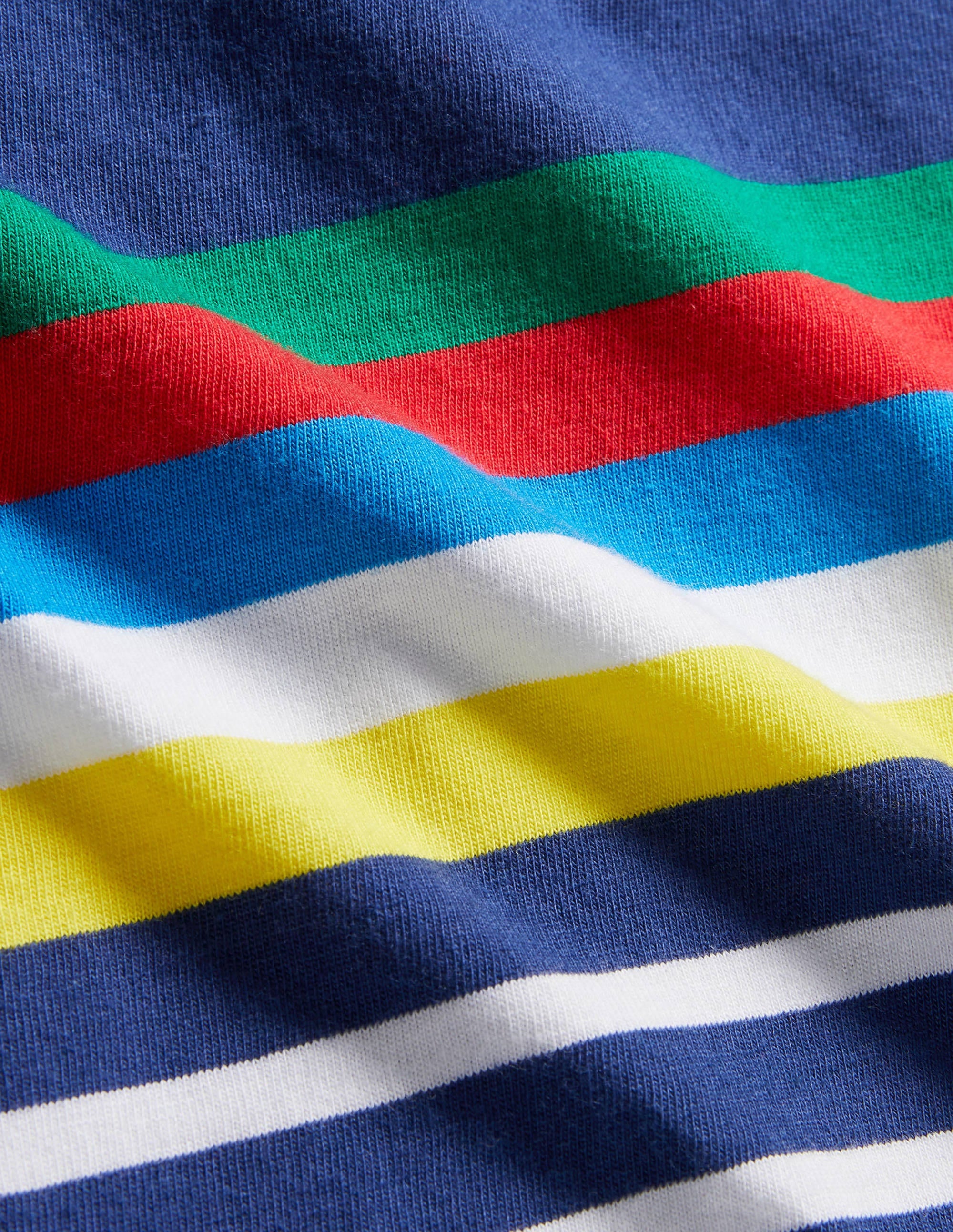 Rainbow Breton T-shirt-Starboard Blue Rainbow - Image 3
