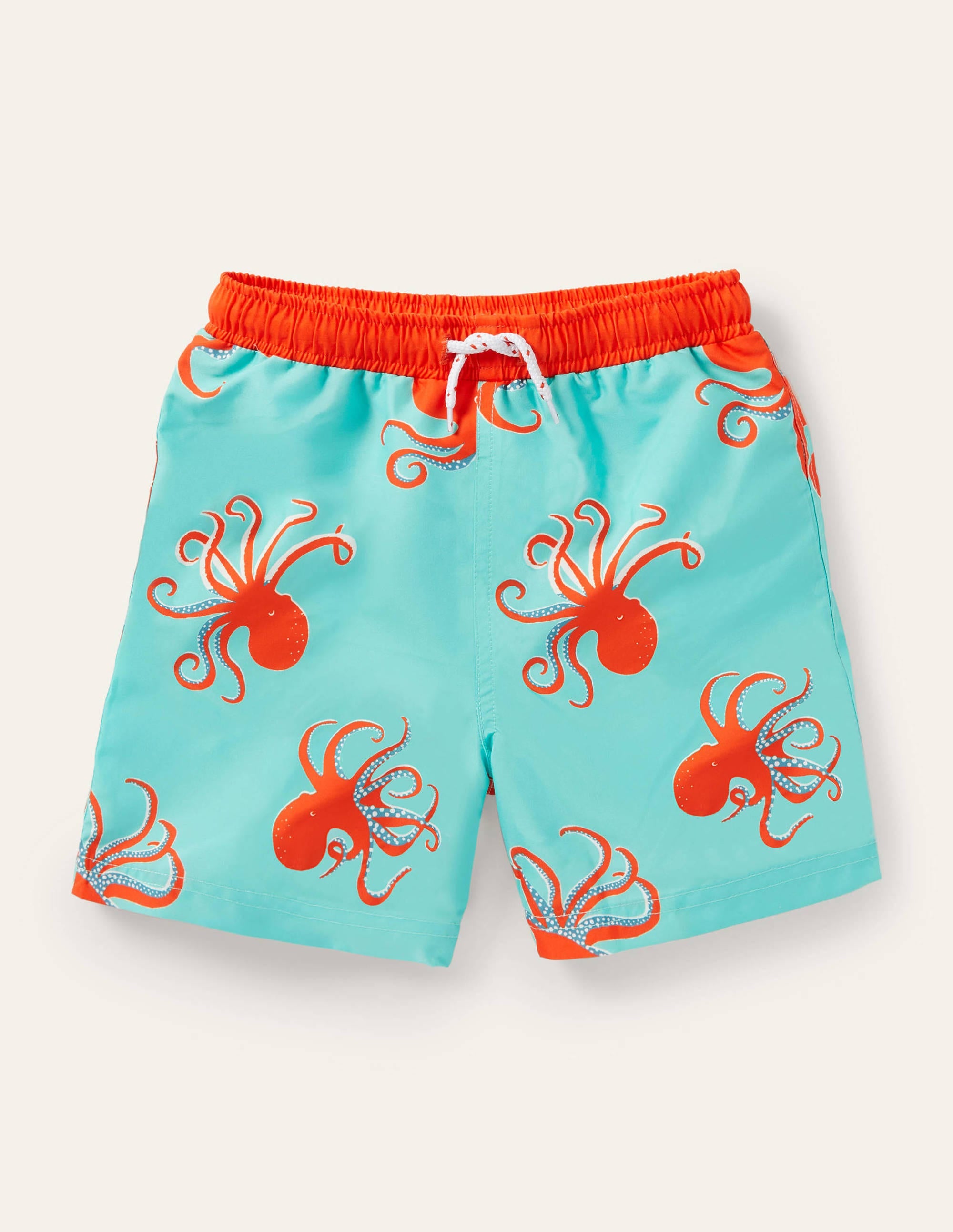 Gemusterte Badeshorts-Wasserblau, Oktopus - Image 1