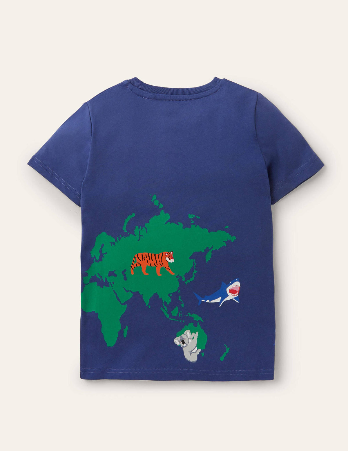 T-Shirt mit wilden Tieren-Starboard Blue Map - Image 2