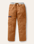 Cargohose mit kuscheligem Futter-Karamellbonbonbraun