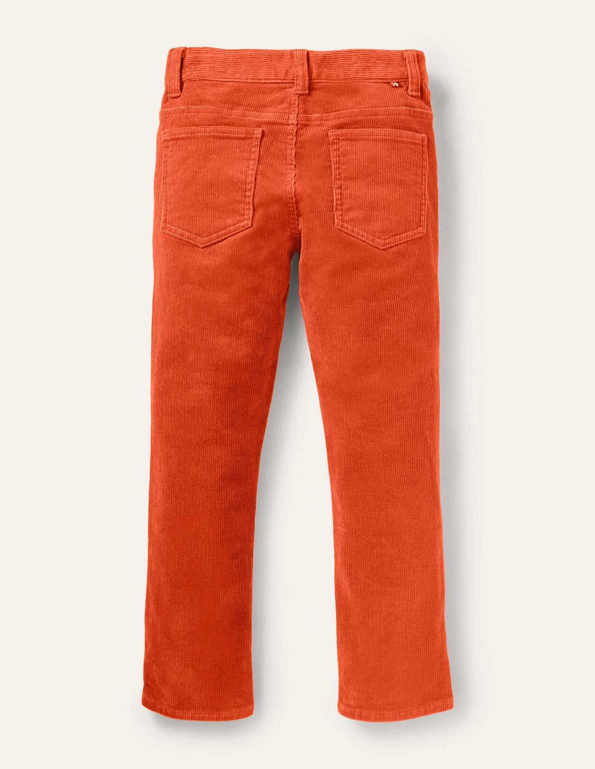 Jean slim en velours côtelé stretch-Orange érable en automne - Image 2