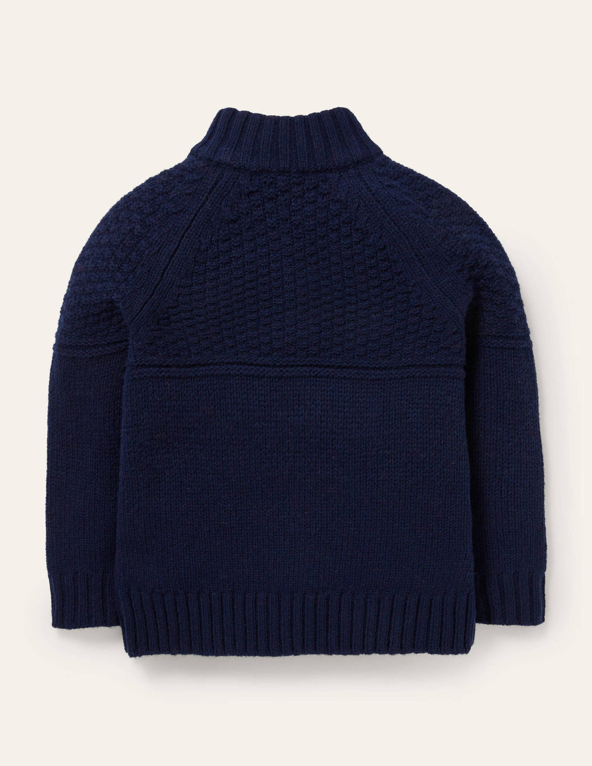 Half-zip Jumper-College Navy - Image 2