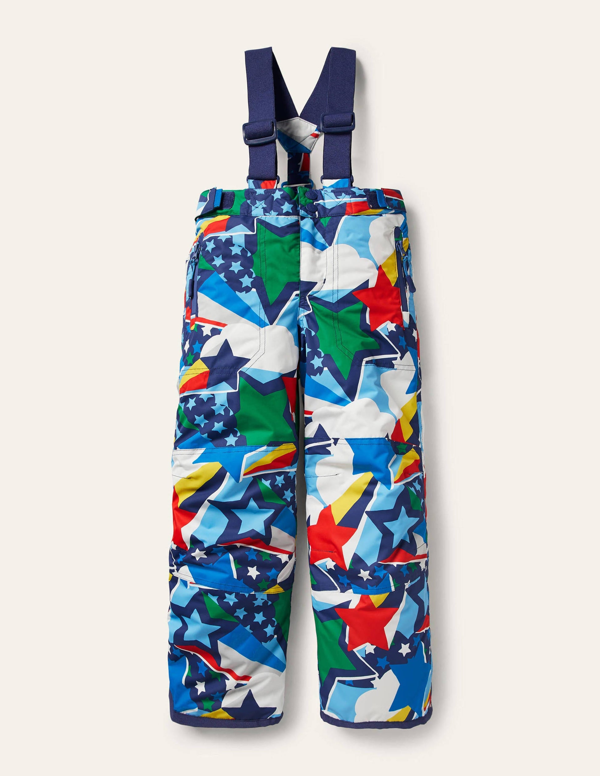 Wasserdichte Allwetterhose-Bunt, Regenbogensterne-1