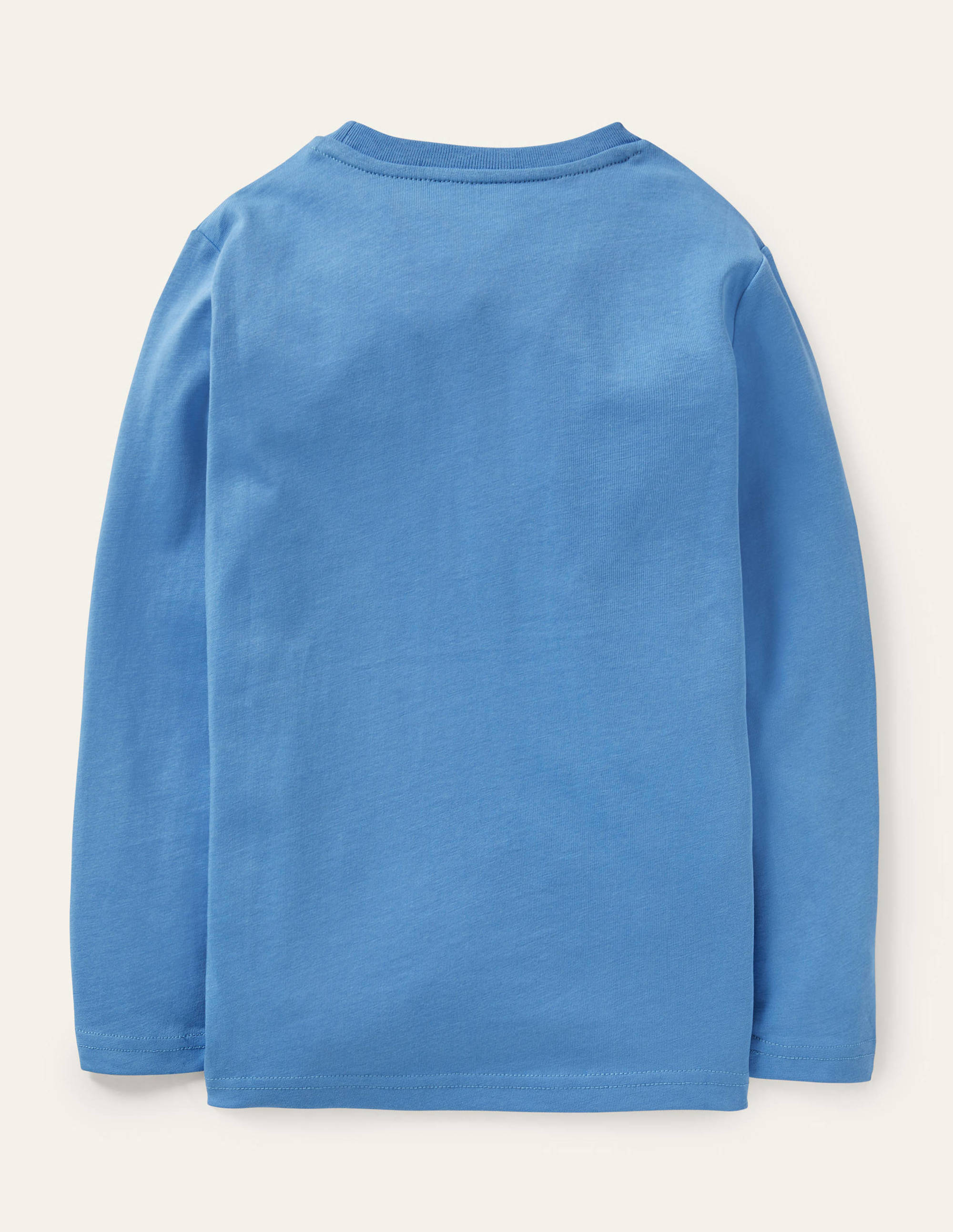 T-Shirt mit Märchenmotiv-Glockenblumenblau, Bohnenranke - Image 2