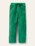 Cordhose mit kuscheligem Futter-Schottengrün, Hirsche