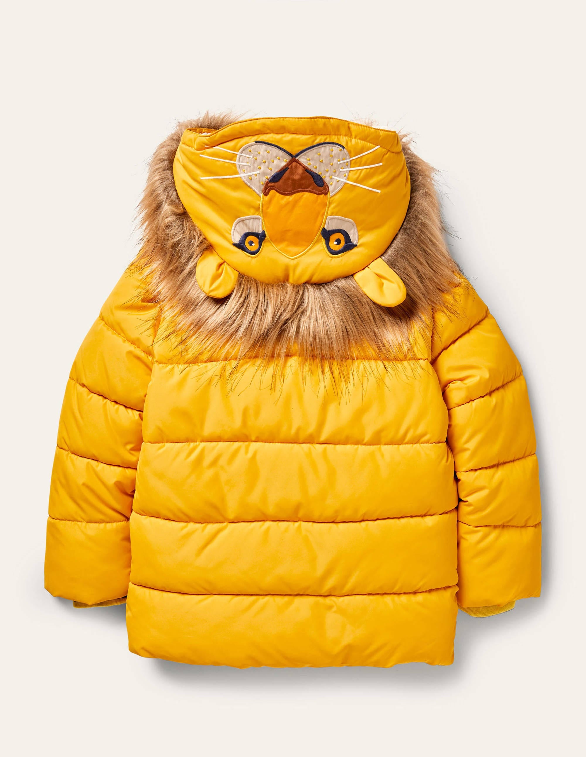 Fröhliche wattierte Löwenjacke-Honiggelb, Löwe - Image 2