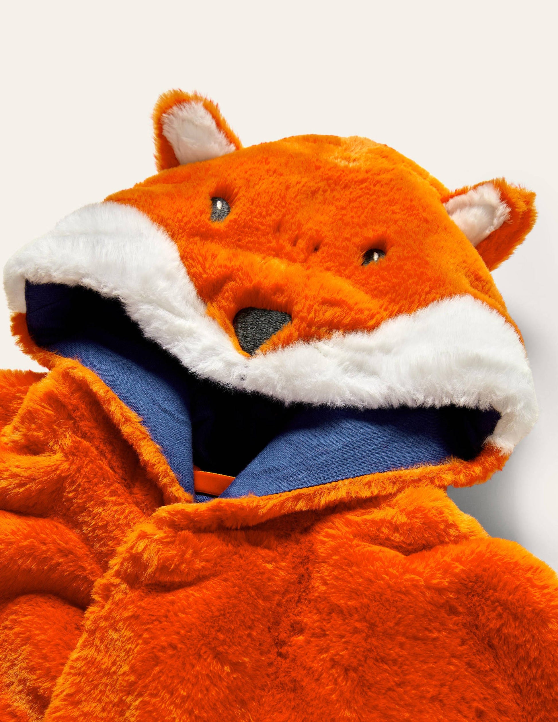 Cape aus Kunstfell zum Verkleiden-Mandarinenorange, Fuchs-4