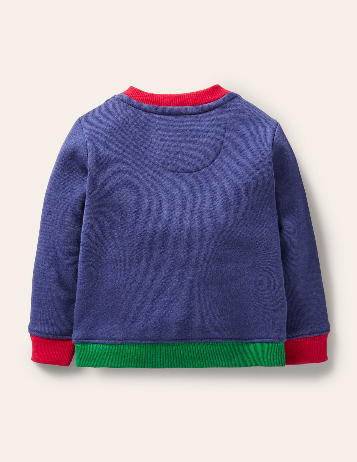Gemütliches Sweatshirt-Segelblau, Eulen-2