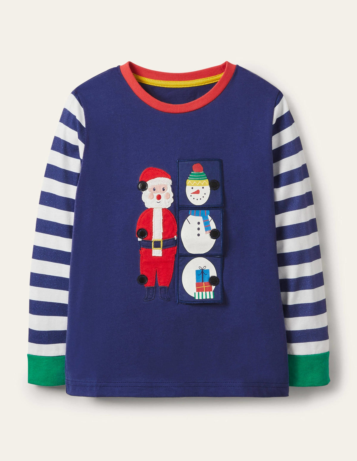 Festive Flipbook T-shirt-Starboard Blue Festive-1